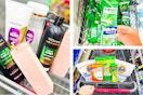 collage image of shampoo, laundry products, and a razor