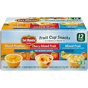 Del Monte Fruit Cup Snacks 12-Pack