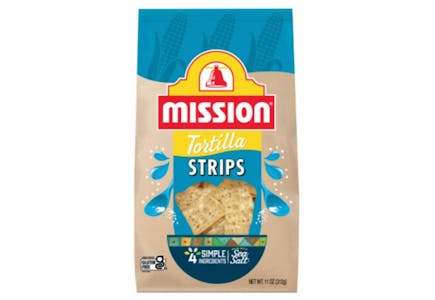 2 Mission Tortilla Chips Bags