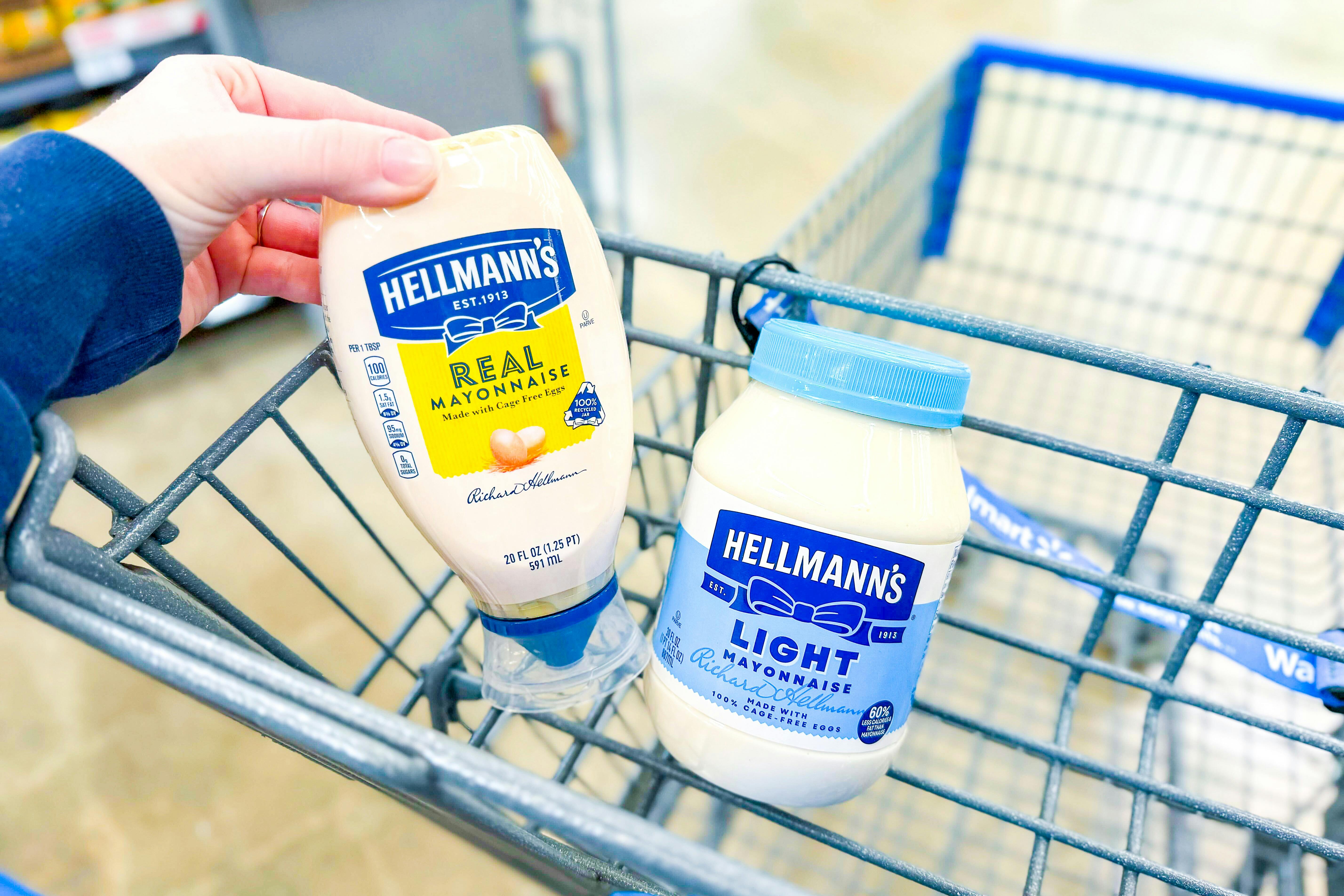 hellmanns mayo in shopping cart
