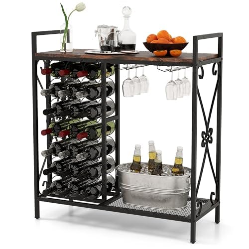Wine Rack Bar Cabinet