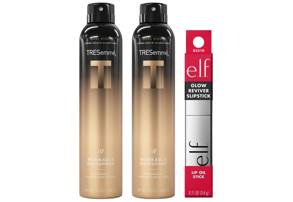 2 Tresemme + 1 e.l.f.