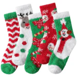 Fuzzy Slipper Socks 5-Pack