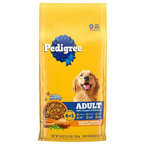 2 Pedigree Adult Dog Food Bags