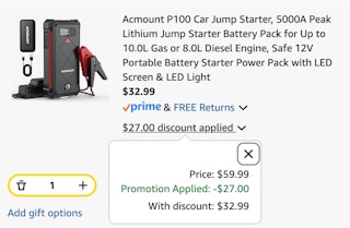 car jump starter