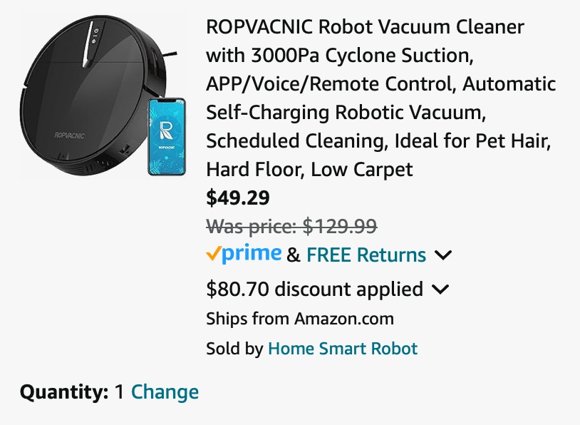 Amazon Robot Vacuum 49 2024 2