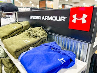 Under Armour retail shorts section jan 1