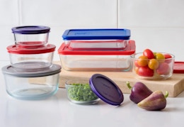 walmart pyrex food storage set