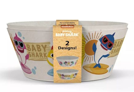 Zak Designs Baby Shark Bowl Set