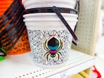 target halloween pail sitting on a target shelf