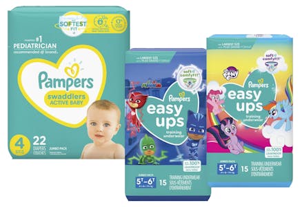 3 Pampers Packs