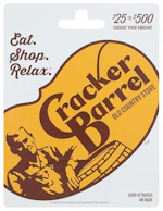Cracker Barrel $50 Gift Card