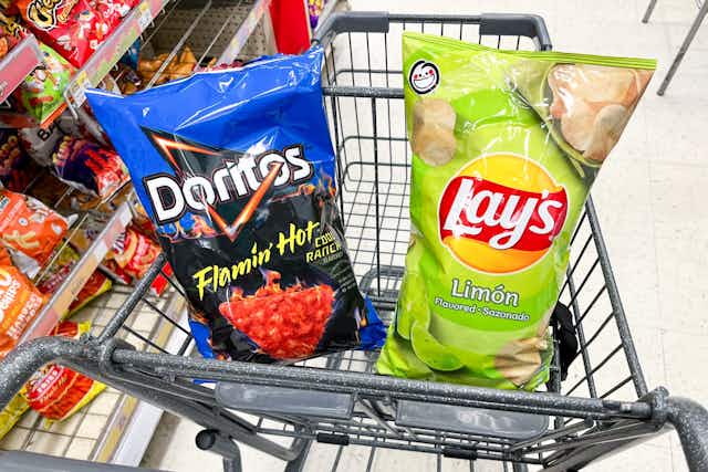 Buy 1 Get 1 Free Doritos and Lay's Chips at Walgreens (Online Deal) card image