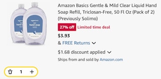 Amazon Basics Soap Refill 2-Pack