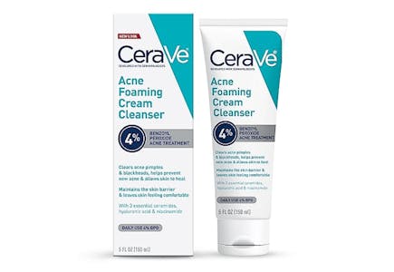 2 Cerave Acne Cream Cleansers