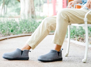 walmart hometop mico suede sherpa lined slippers 2023 1674930244 1674930244