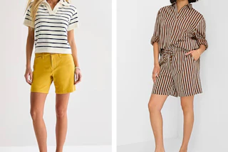 models with shorts on 