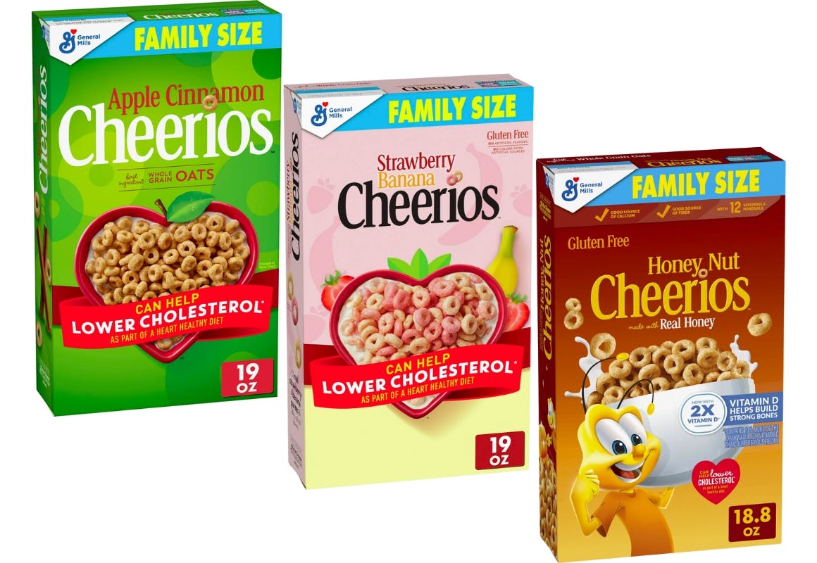 3 Family-Size Cheerios at Walmart