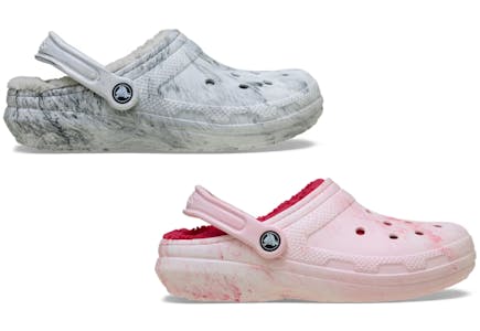 Crocs Adult Marbled Lined Clogs