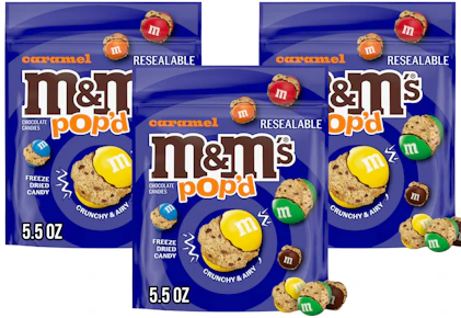 3 M&M'S Pop'd Candy Bags
