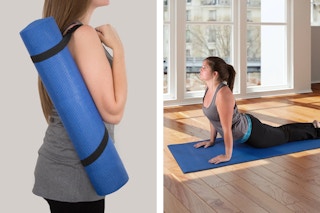 blue Wakeman yoga mat