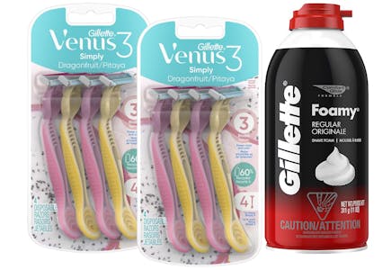 3 Gillette Shave Products