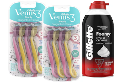 3 Gillette Shave Products