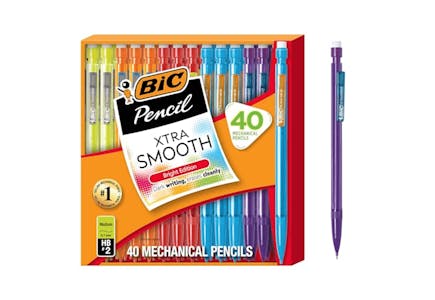 Bic Xtra Smooth Mechanical Pencil 40-Pack