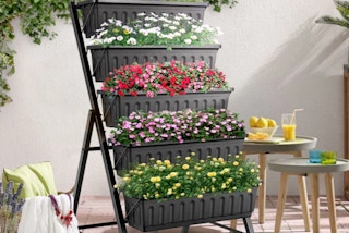 a 5-tier planter