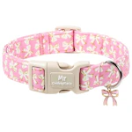 Pink Bow Dog Collar