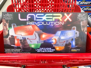 target black friday laser x in cart
