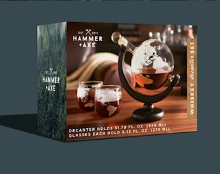 kohls hammer and axe decanter set