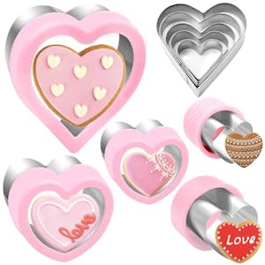 Heart Cookie Cutter Set
