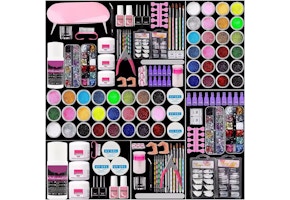 Acrylic Nail Kit With UV Light