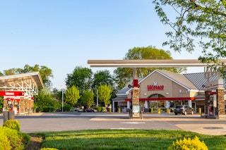 Wawa gas station store front