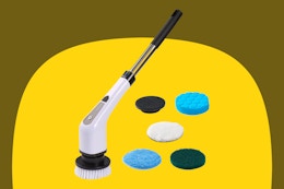 This $80 Electric Spin Scrubber Brush Is Only $15 Shipped card image