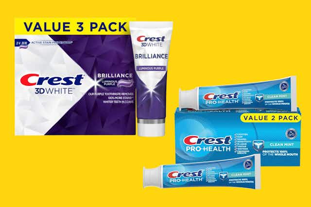 Crest Toothpaste, as Low as $1.79 per Tube on Amazon card image