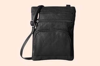100% Leather Crossbody Bag at Until Gone