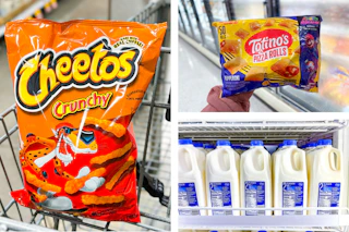 cheetos totinos milk collage