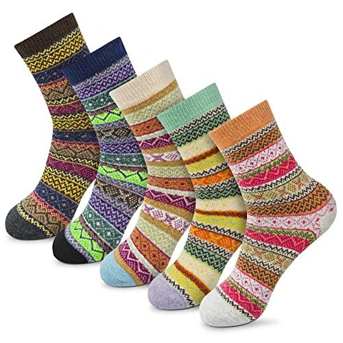 Women's Wool-Blend Socks 5-Pack