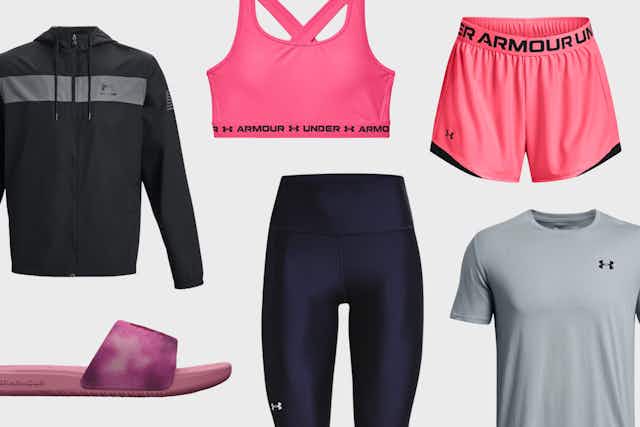 Extra 30% Off at Under Armour: $8 Shorts, $19 Hoodies and Leggings card image