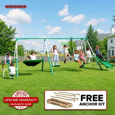 Sportspower Bayside 7-in-1 Swing Set
