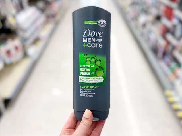 Dove Men+Care Body Wash: 4 Bottles for as Low as $16.86 on Amazon card image