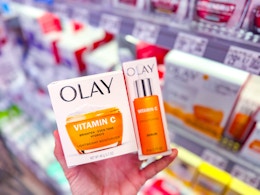 Save $8 on Olay Vitamin C Skincare at Walmart (Pay $21.94) card image