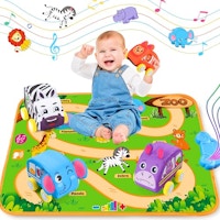 Kids' Musical Playmat & Car Toy Set