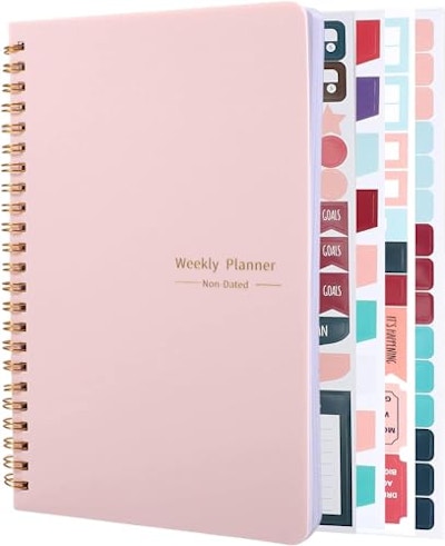 Undated Weekly Planner, 52 ct
