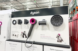 Dyson Hair Dryer, Stand, and Attachments, Now $330 at Costco (Reg. $400) card image