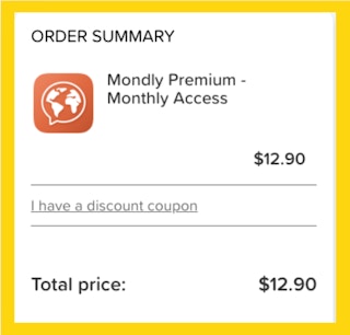 Bounty Mondly Cart Image