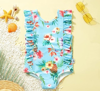 Toddler One-Piece Ruffle Swimsuit