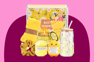 Stock image of a Mothers Day Gift Basket